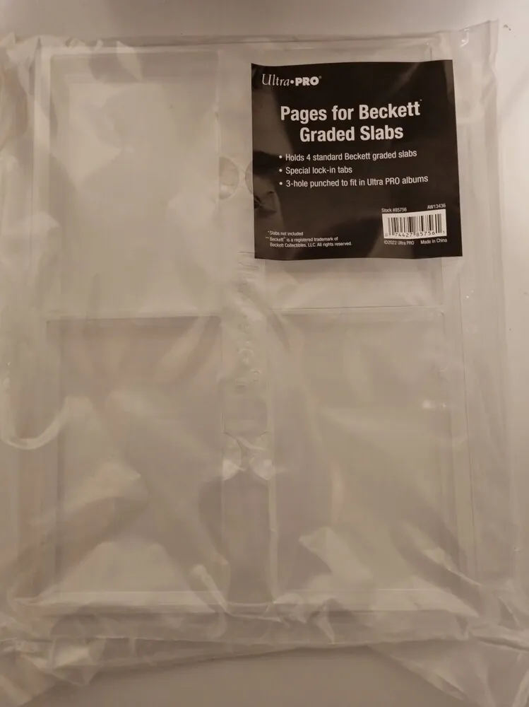 UltraPro Page for Graded Beckett Slabs 1ct