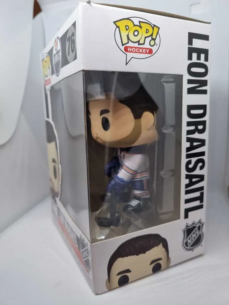 Funko POP! NHL: Oilers- Leon Draisaitl (Road Uniform) (76)