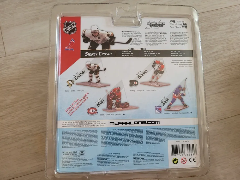 McFarlane figurka Sidney Crosby