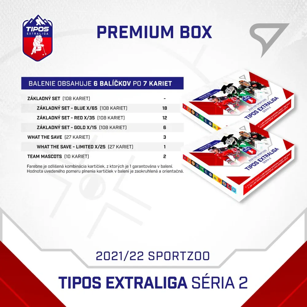 Box Premium Tipos extraliga II.série 2021-22