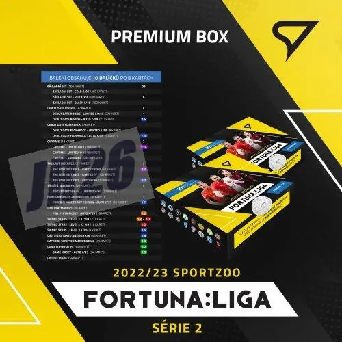 Box SportZoo Fortuna Liga 2022-23 II.série PREMIUM 