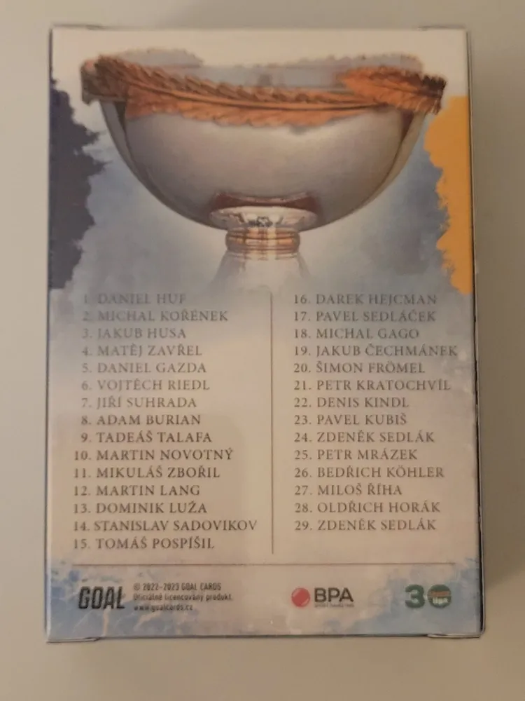 Box Goal Card Chance Liga 2022-23 Zlín Champions Box