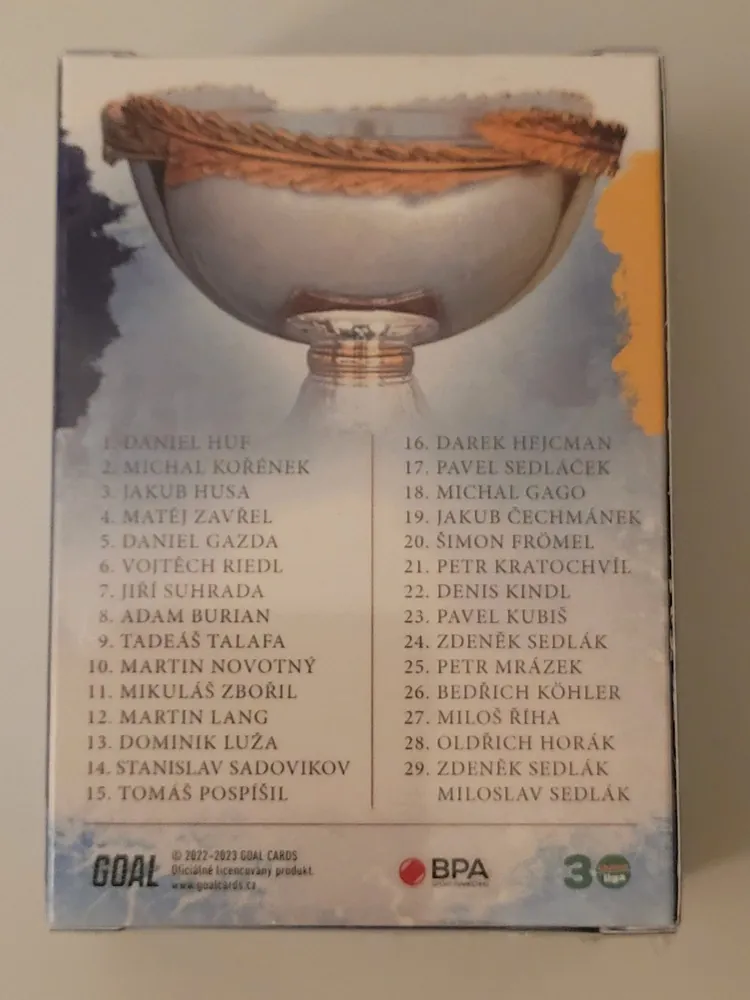 Box Goal Card Chance Liga 2022-23 Zlín Champions Box Hobby