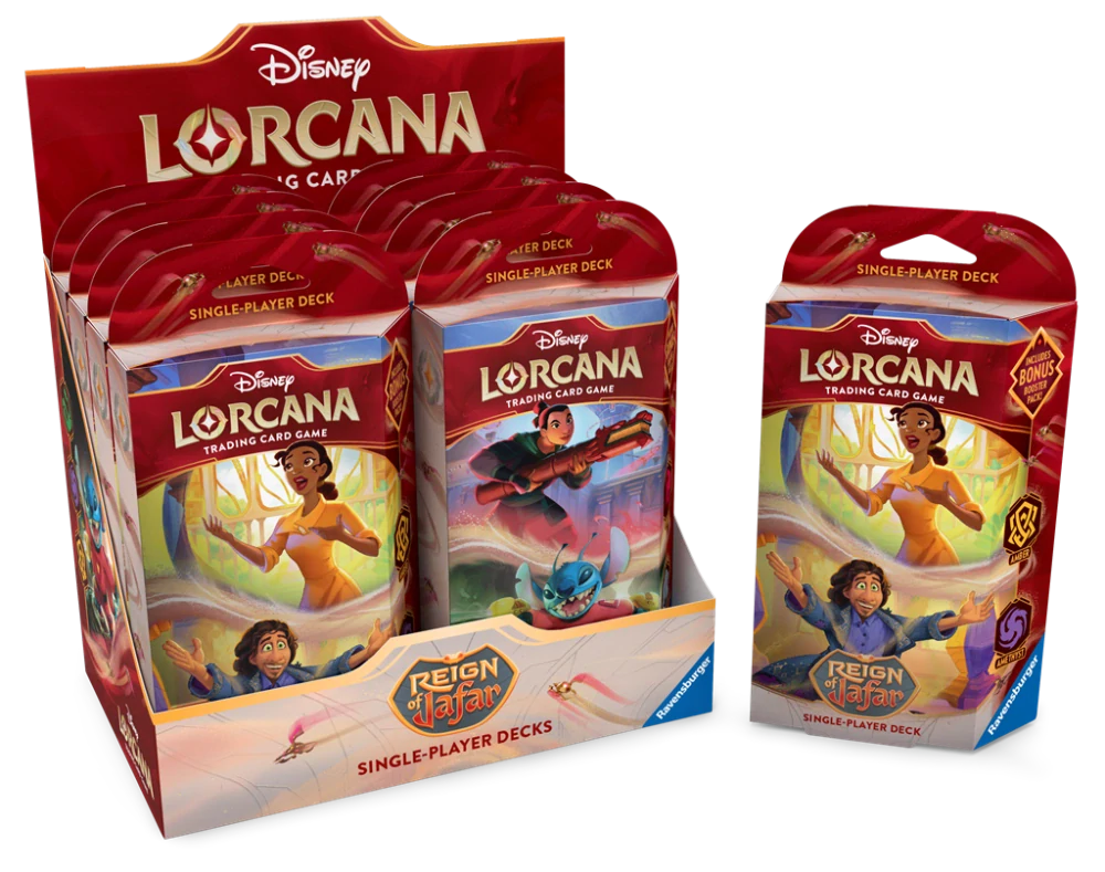 Box Disney Lorcana Reign of Jafar - Starter Deck Display- EN