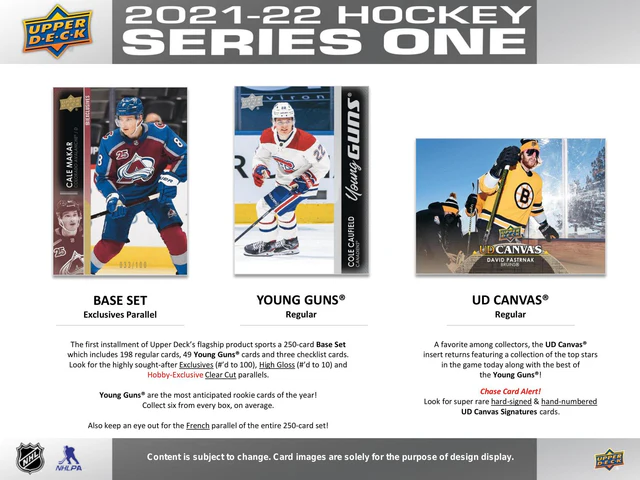 Box NHL Upper Deck 2021-22 Serie 1 Hobby