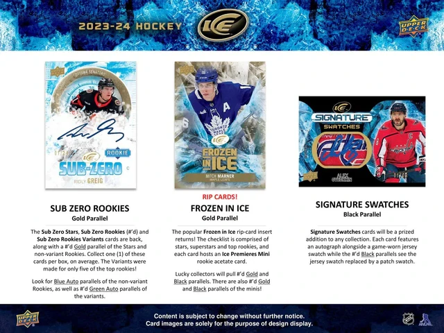 Box NHL Upper Deck Ice 2023-24 Hobby