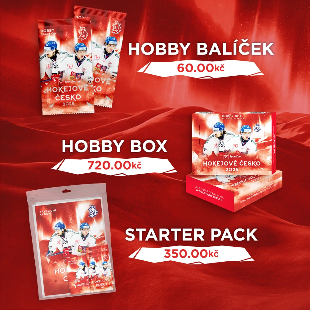Balíček SportZoo Hokejové Česko 2025 Hobby