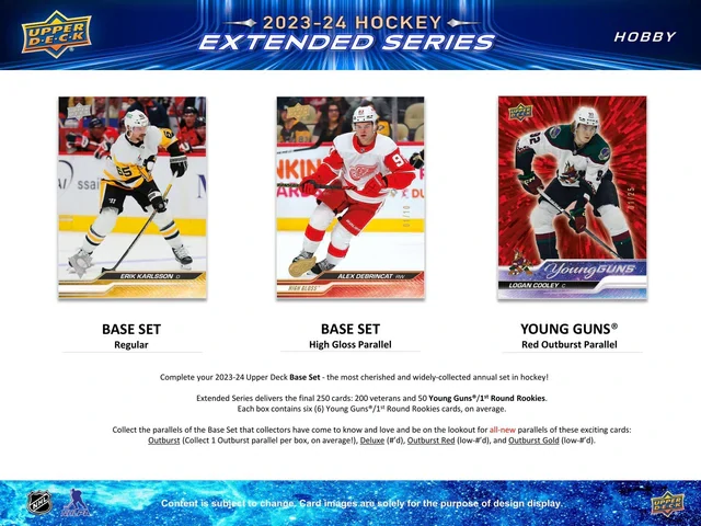 Balíček NHL Upper Deck Extended 2023-24 Hobby