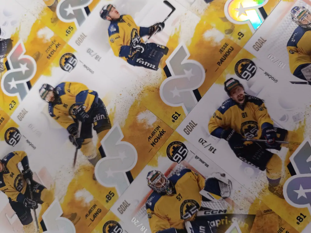 Set Goal cards 2024 Zlín 95 let hokeje