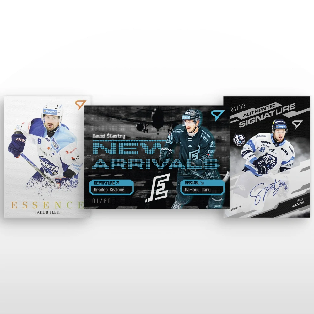 Sběratelské hokejové karty SportZoo Tipsport ELH 2025/26 II. série – Blaster box 