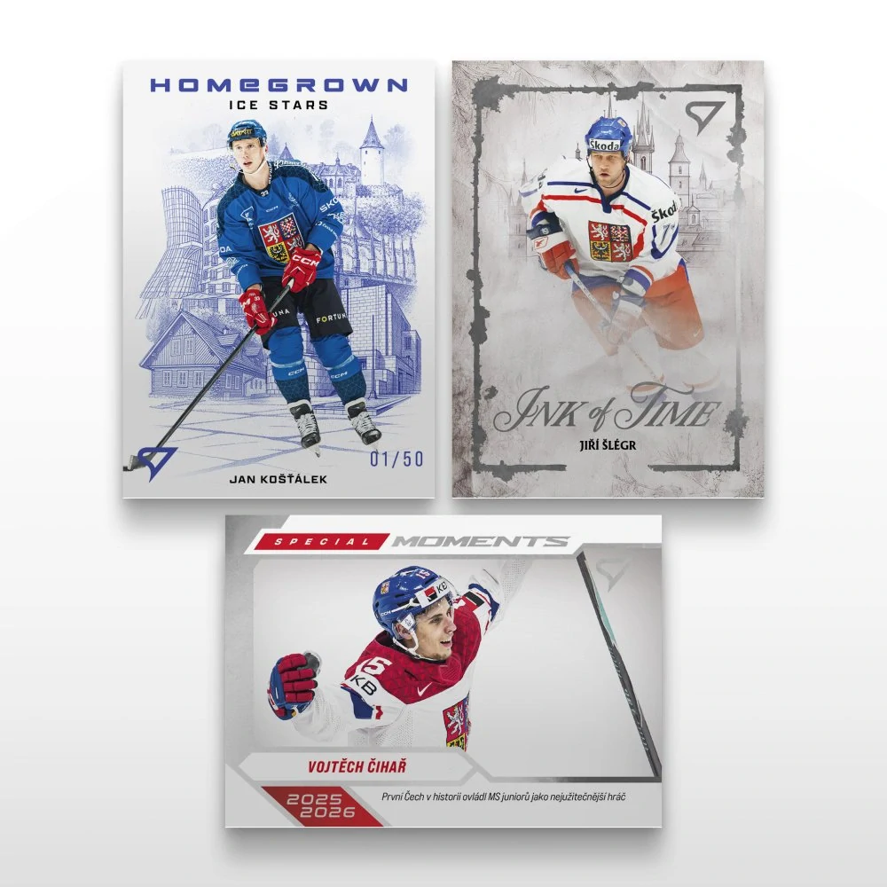 Sběratelské hokejové karty SportZoo Hokejové Česko 2026 hobby box PŘEDPRODEJ