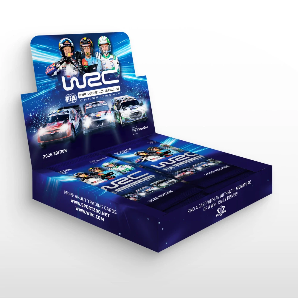 FIA WRC sběratelské kartičky SportZoo 2026 - Blaster case