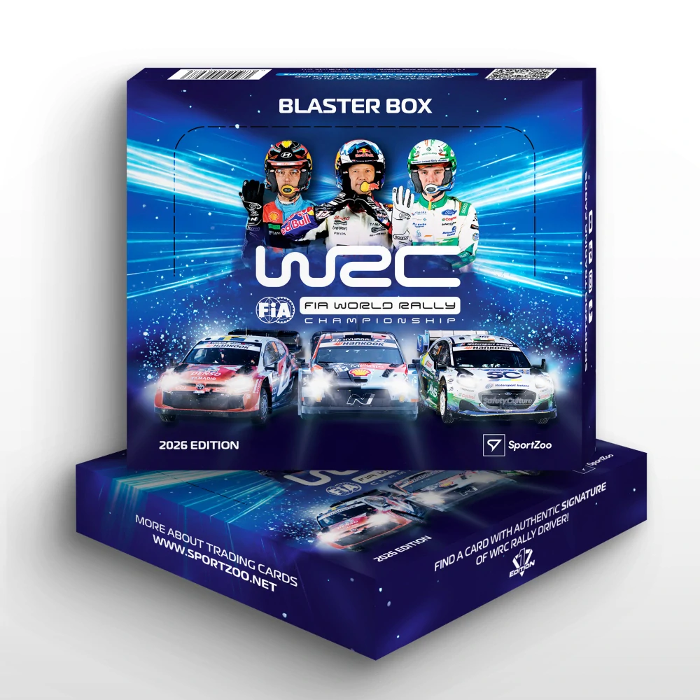FIA WRC sběratelské kartičky SportZoo 2026 - Blaster box