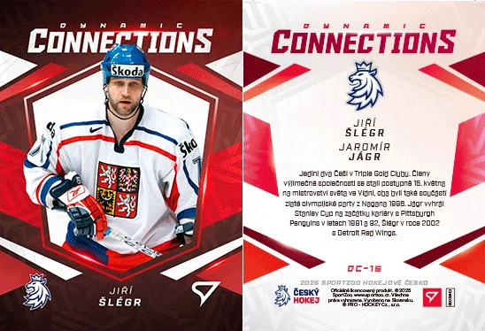 Šlégr - Jágr SportZoo ČR Rep. 2025 Dynamic Connections 3D č.DC-15