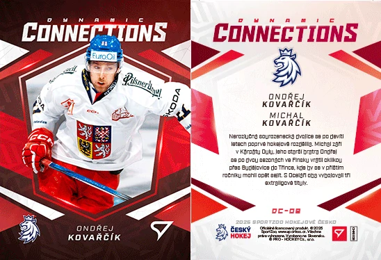 Kovařčík - Kovařčík SportZoo ČR Rep. 2025 Dynamic Connections 3D č.DC-08