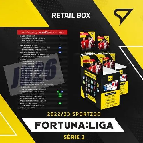 Box SportZoo Fortuna Liga 2022-23 II.série Retail 