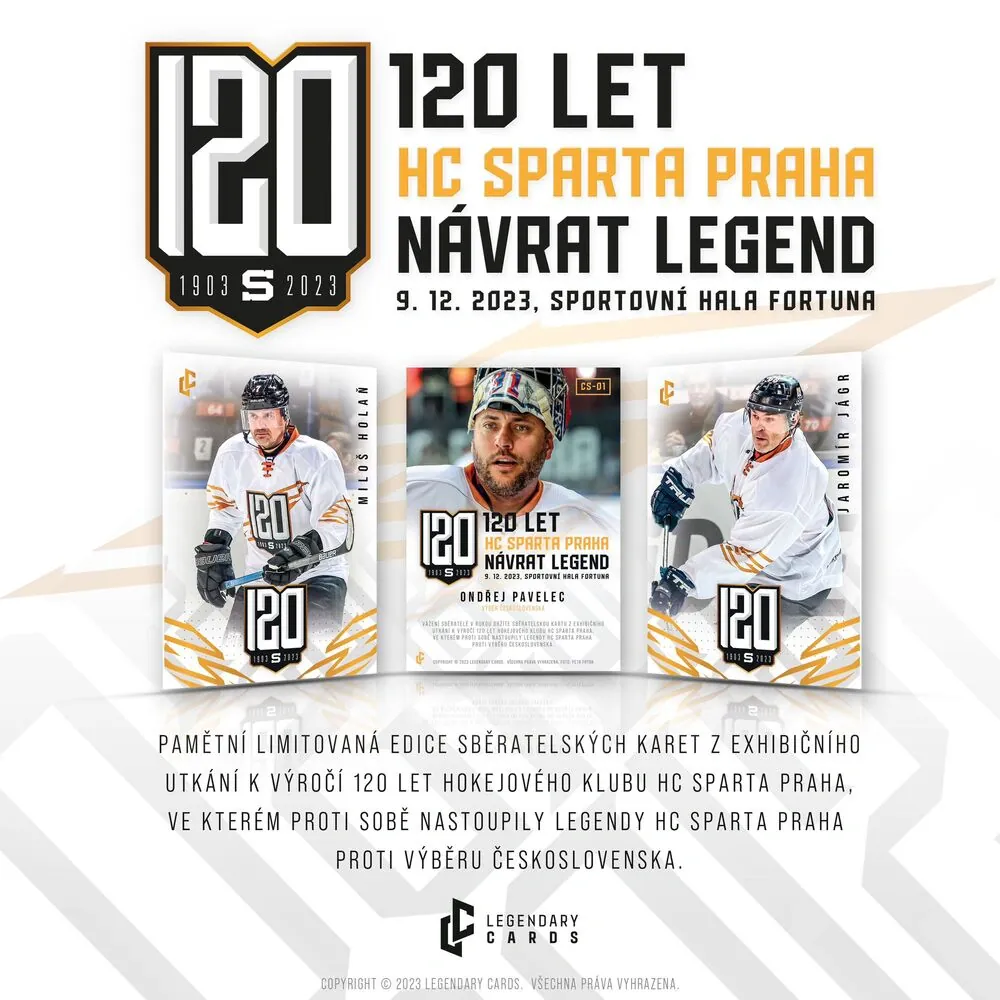 LC Návrat legend - 120 let Sparta Praha oba sety
