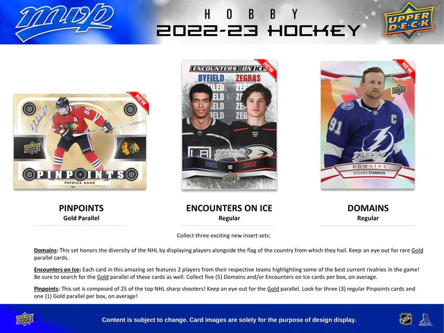 Balíček NHL Upper Deck MVP 2022-23 Hobby