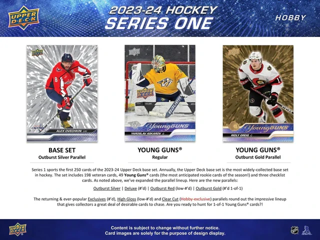 Balíček NHL Upper Deck 2023-24 Hobby