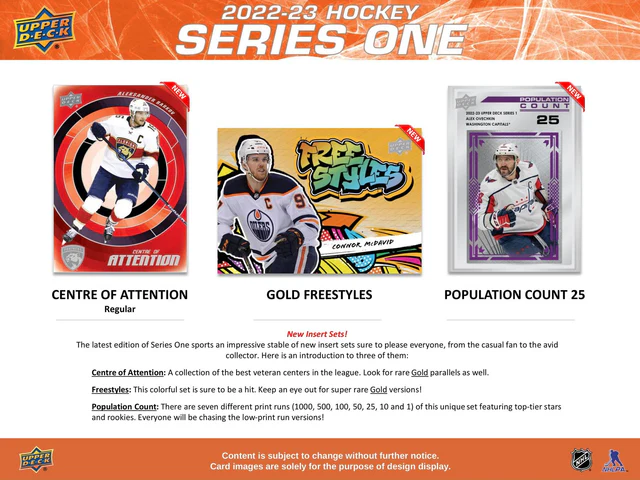 Balíček NHL Upper Deck 2022-23 I.série Hobby
