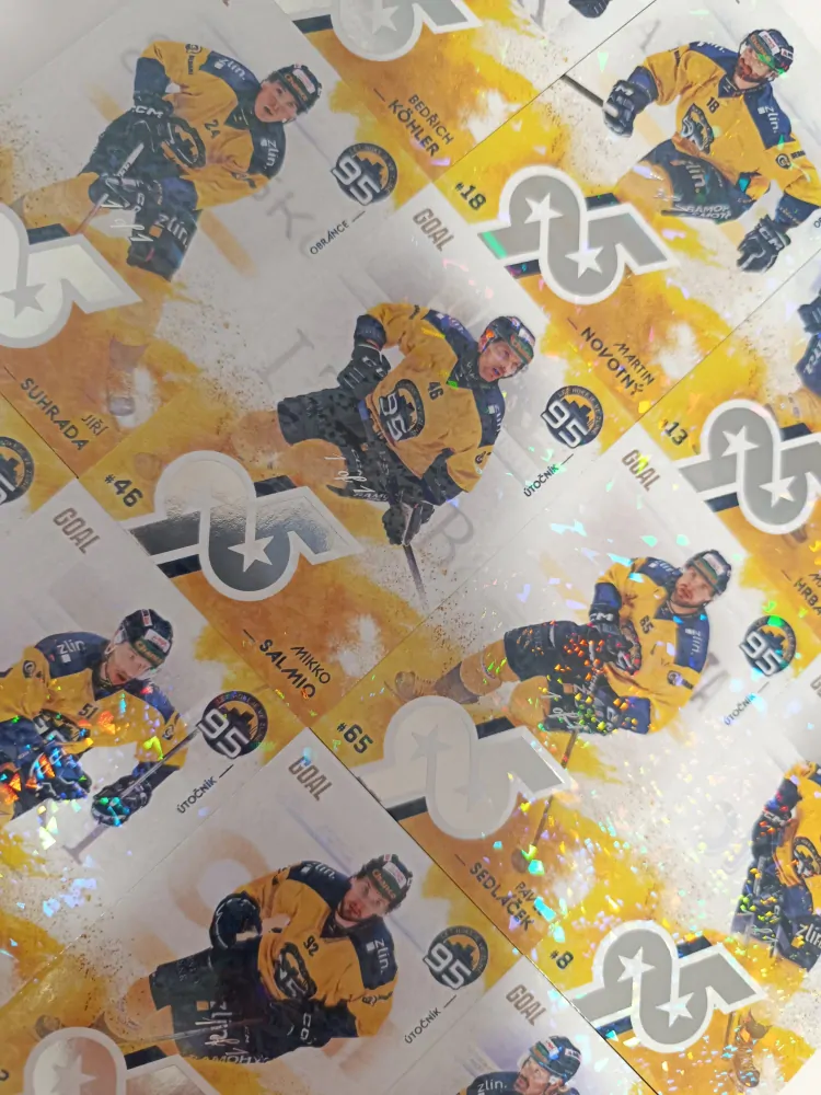 Set Goal cards 2024 Zlín 95 let hokeje