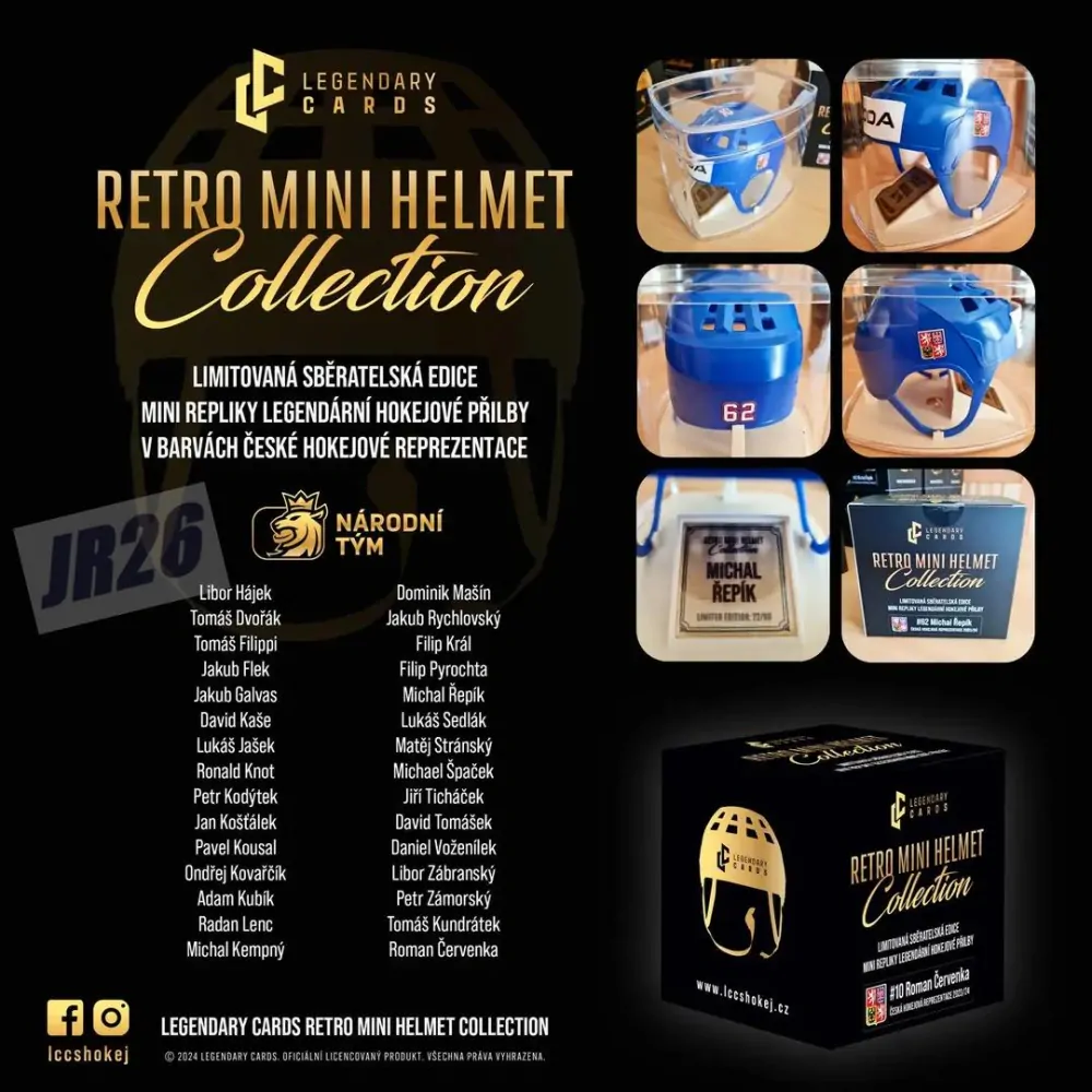 Galvas Jakub LC Retro Mini Helmet 2024 Limit /99 č.5