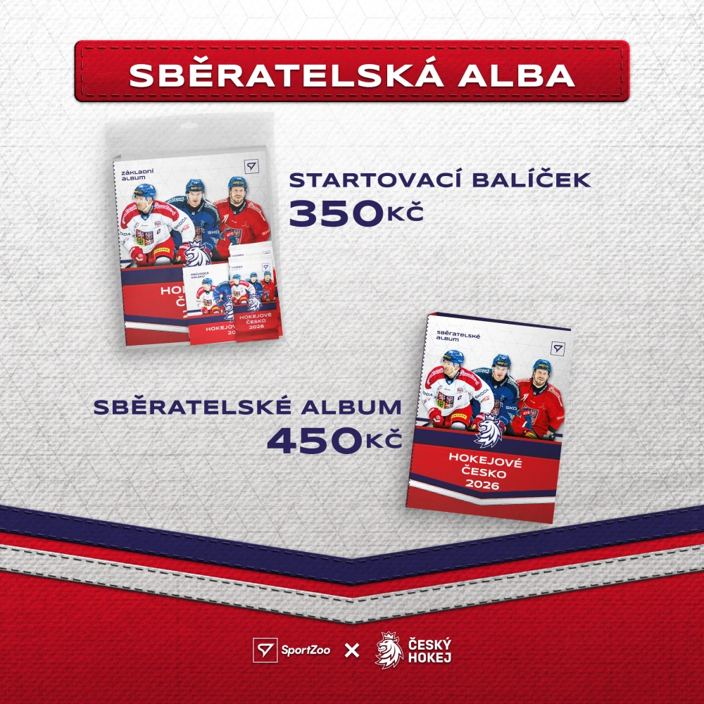Sběratelské hokejové karty SportZoo Hokejové Česko 2026 Exclusive box PŘEDPRODEJ