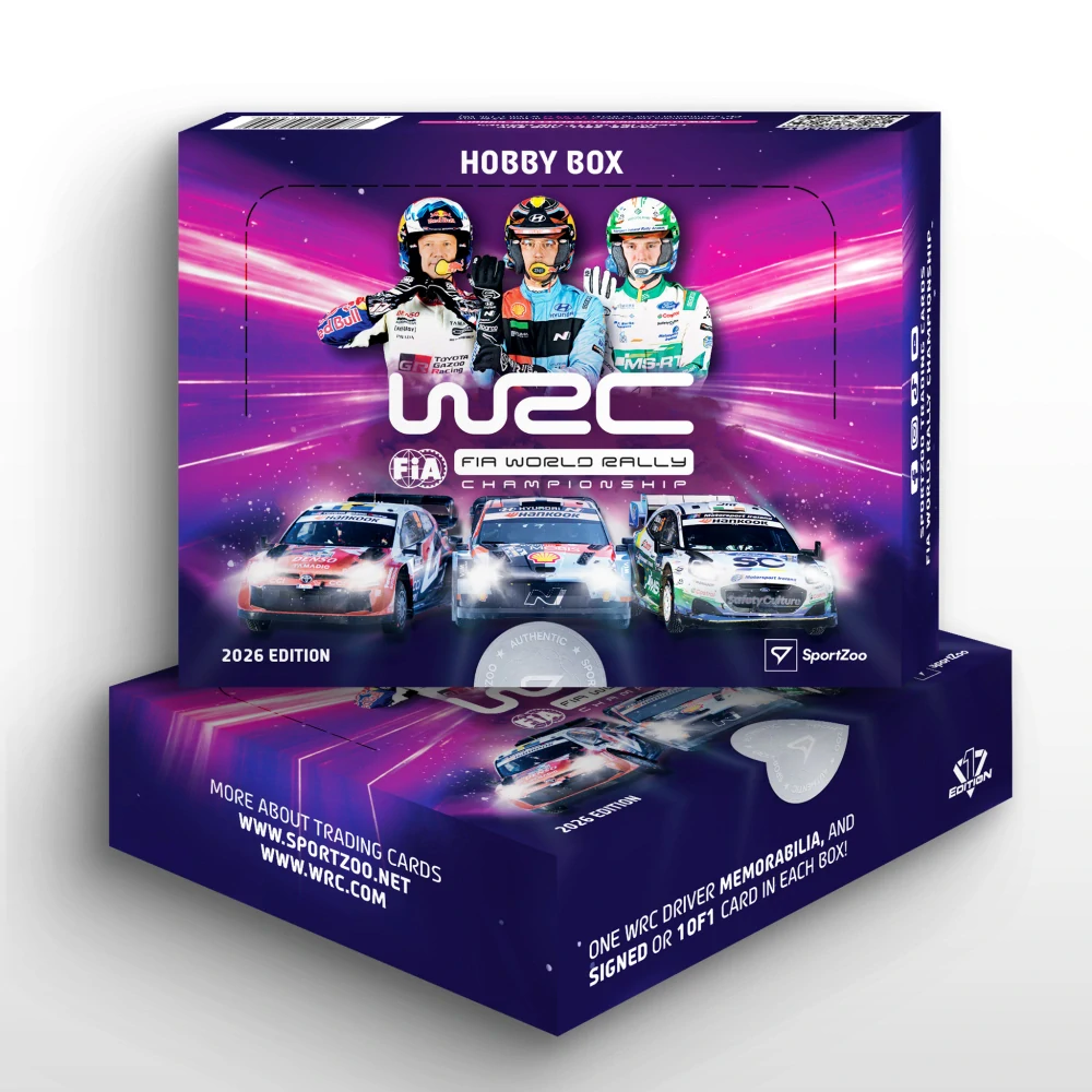 FIA WRC sběratelské kartičky SportZoo 2026 - Hobby case