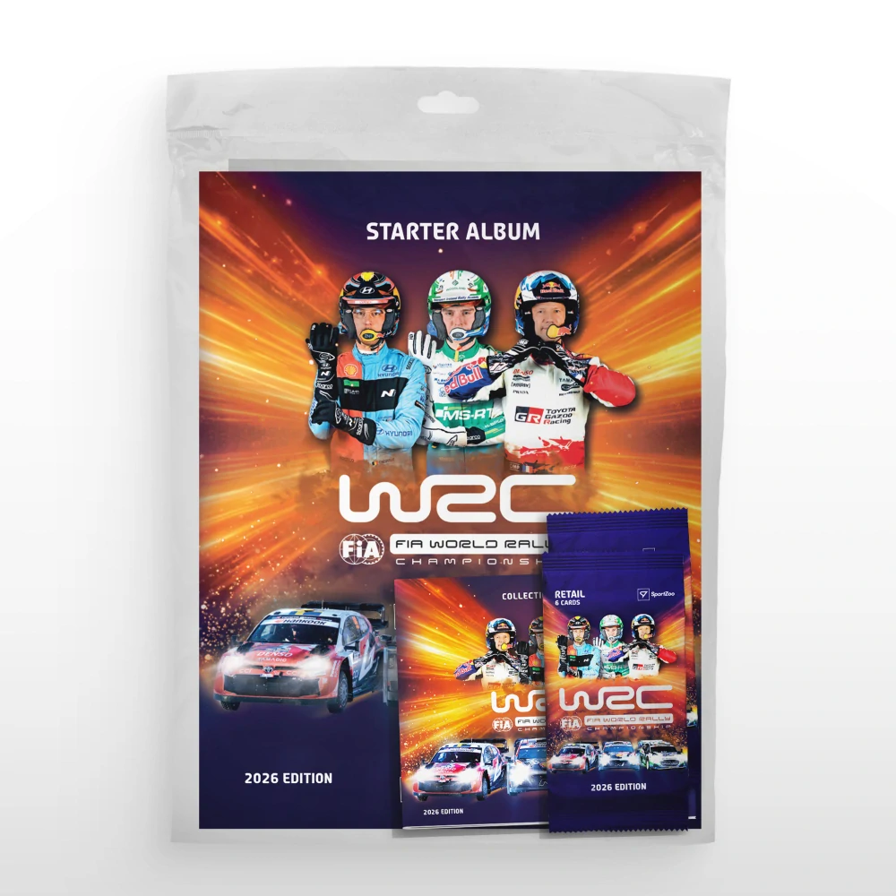 FIA WRC sběratelské kartičky SportZoo 2026 - Start pack