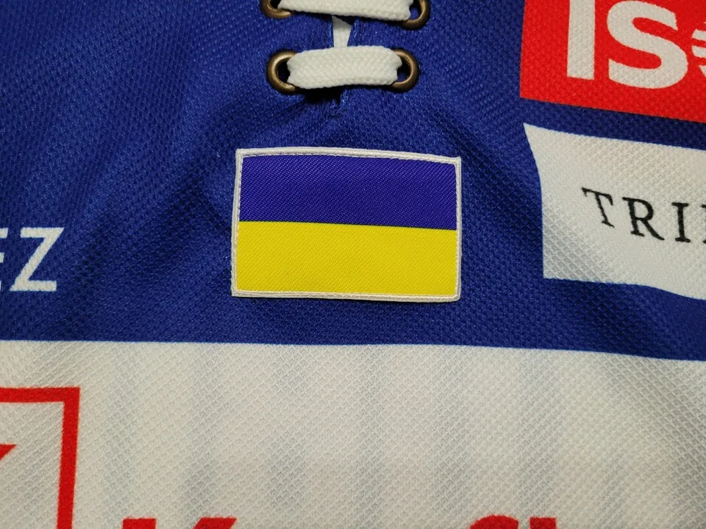 Kubík Adam hraný dres Rytíři Kladno 2021-22 modrá verze Ukrajina