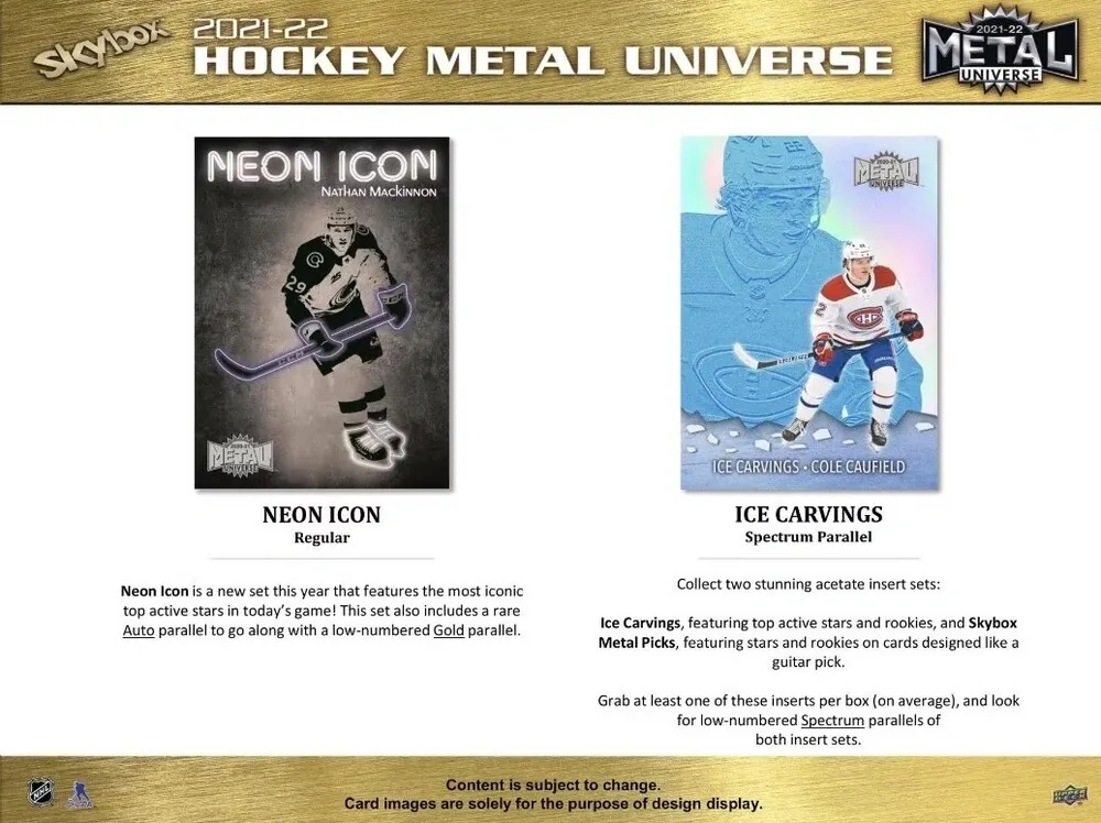 Balíček UD Skybox Metal Universe Hobby 2021-22