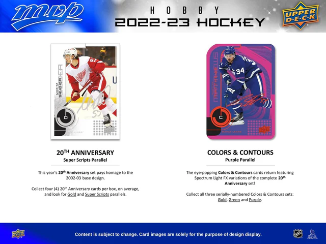 Balíček NHL Upper Deck MVP 2022-23 Hobby