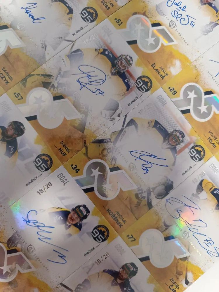 Set Goal cards 2024 Zlín 95 let hokeje