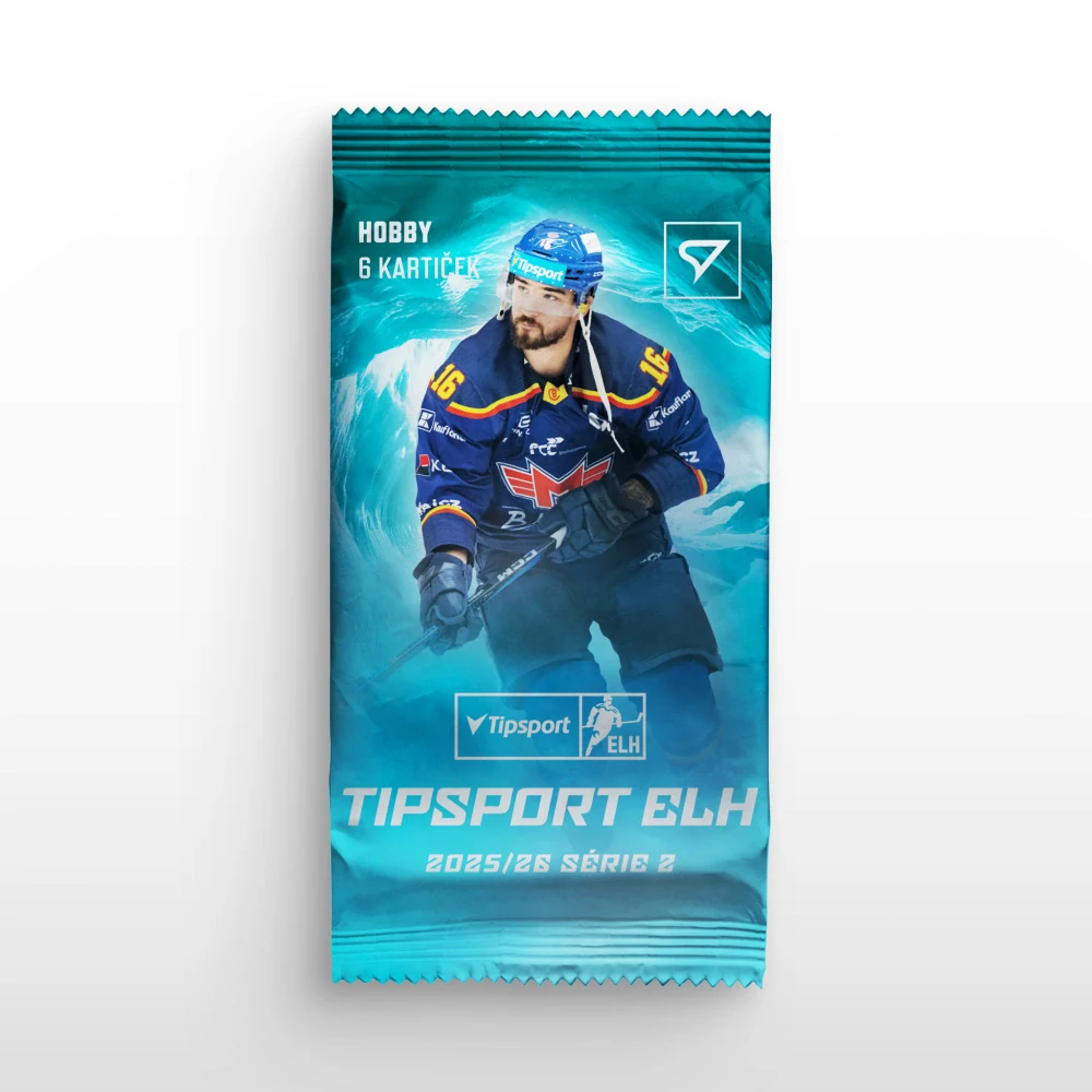 Sběratelské hokejové karty SportZoo Tipsport ELH 2025/26 II. série – Hobby box
