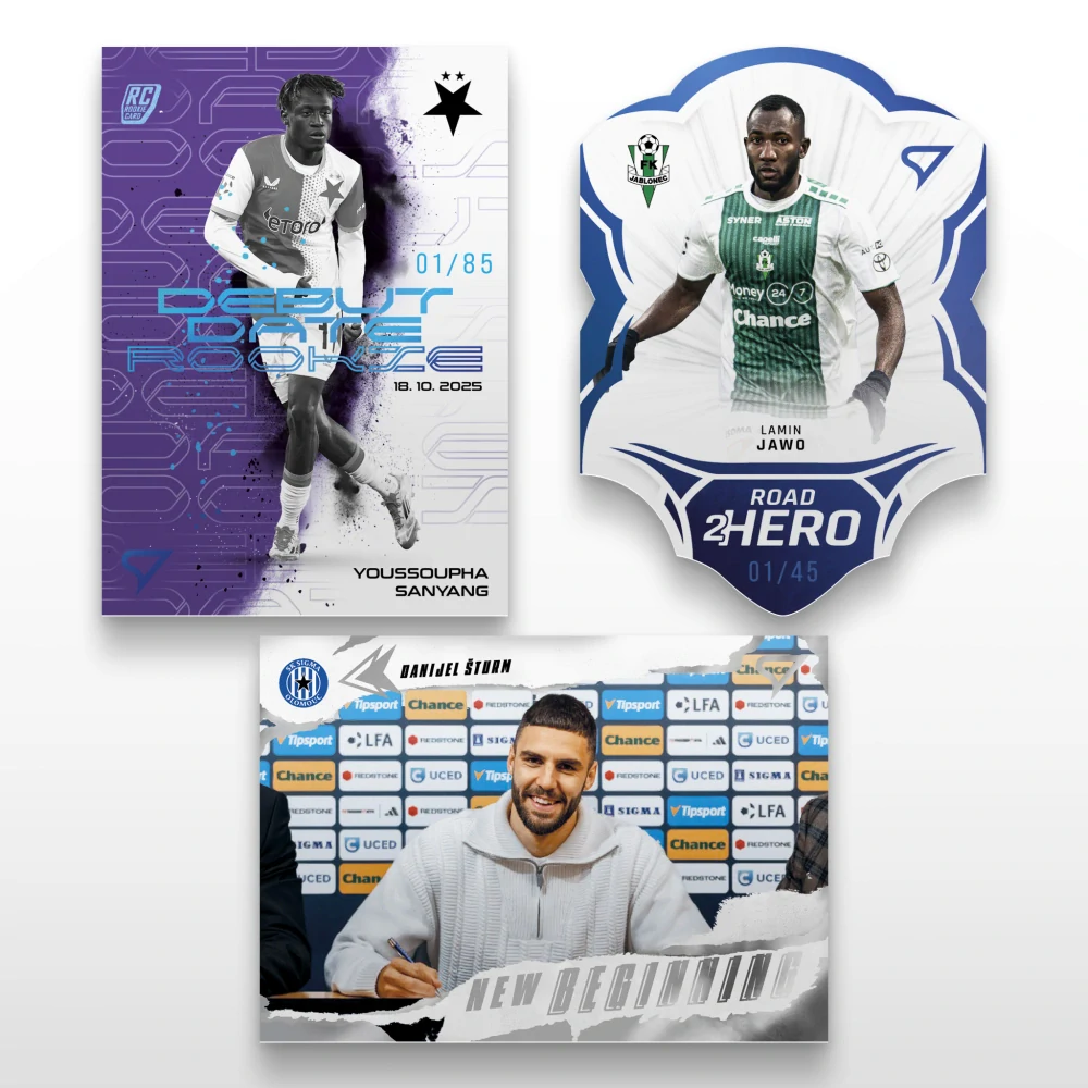 Sběratelské fotbalové karty SportZoo Chance Liga 2025/26 II. série – Retail box