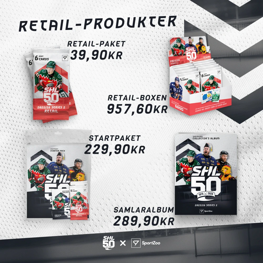 Start Pack Album SportZoo 2025-26 SHL 2.série PŘEDPRODEJ