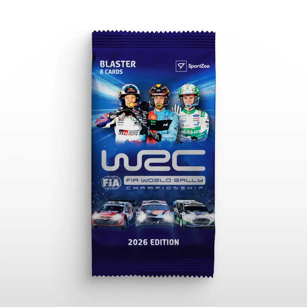 FIA WRC sběratelské kartičky SportZoo 2026 - Blaster box