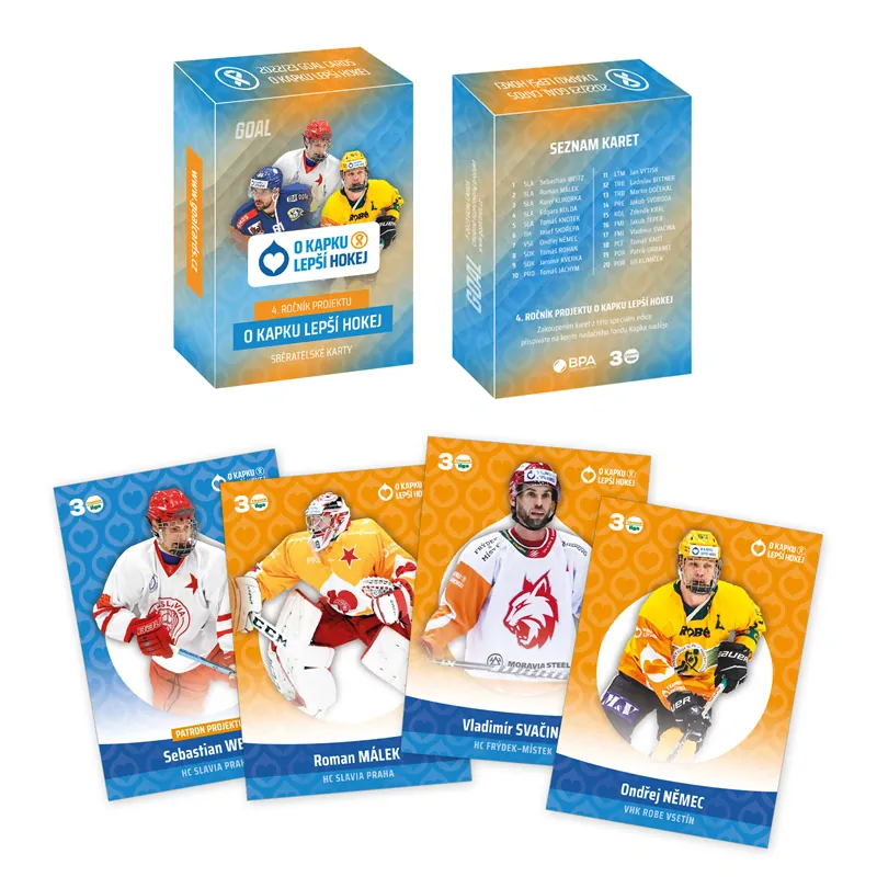 Box GOAL Cards O kapku lepší hokej 2023