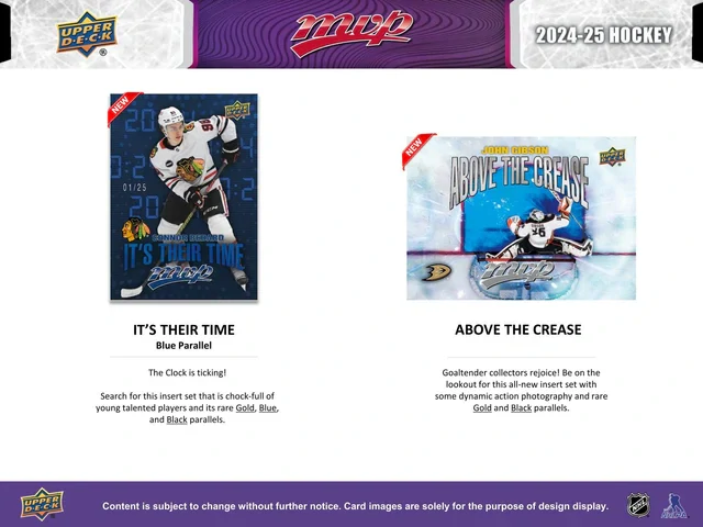 Box NHL Upper Deck MVP 2024-25 Hobby
