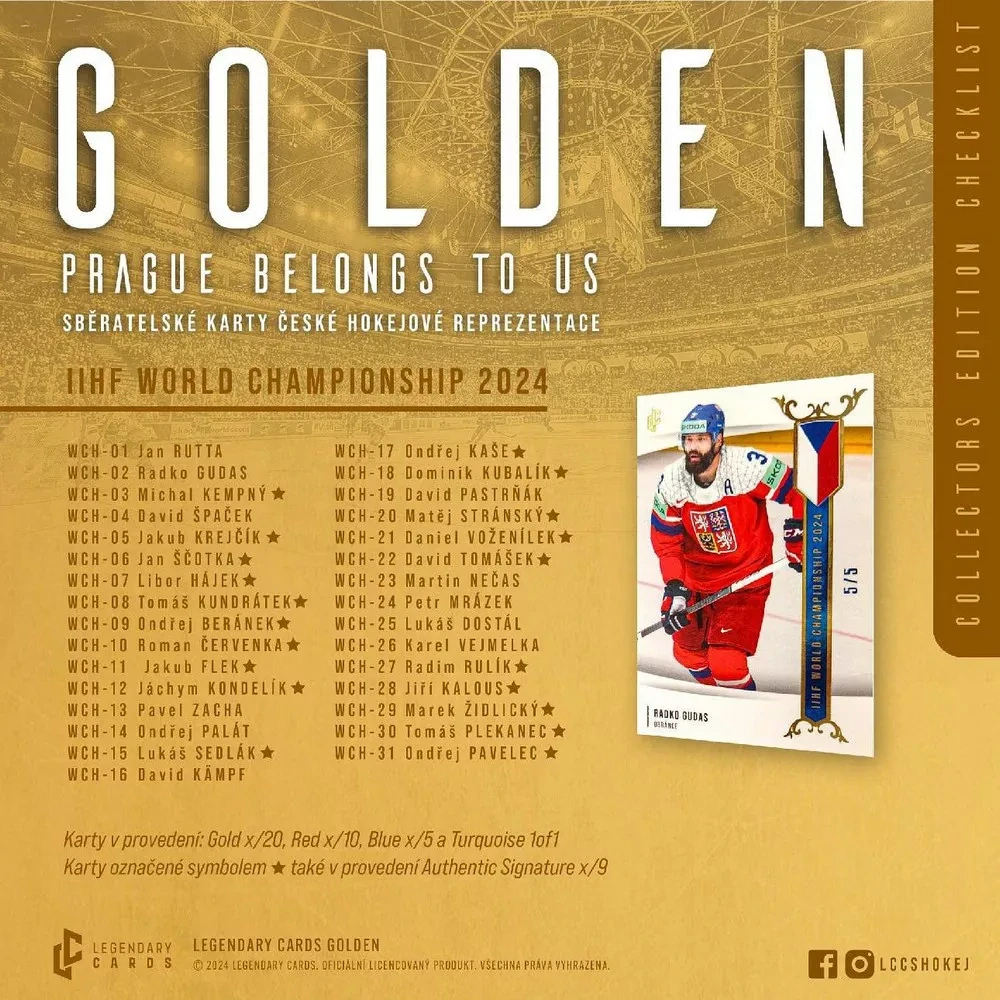 Case LC - GOLDEN " PRAGUE BELONGS TO US " - Hobby