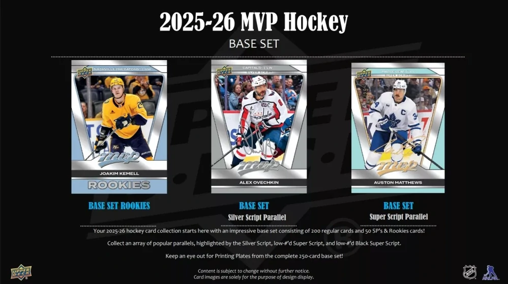 Box Upper Deck MVP 2025-26