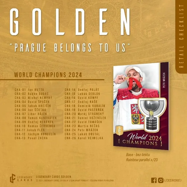 Box LC - GOLDEN " PRAGUE BELONGS TO US " - Retaill