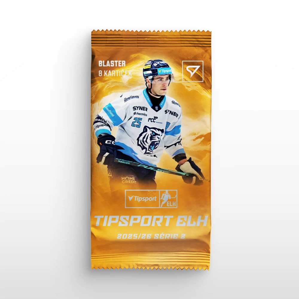 Sběratelské hokejové karty SportZoo Tipsport ELH 2025/26 II. série – Blaster case