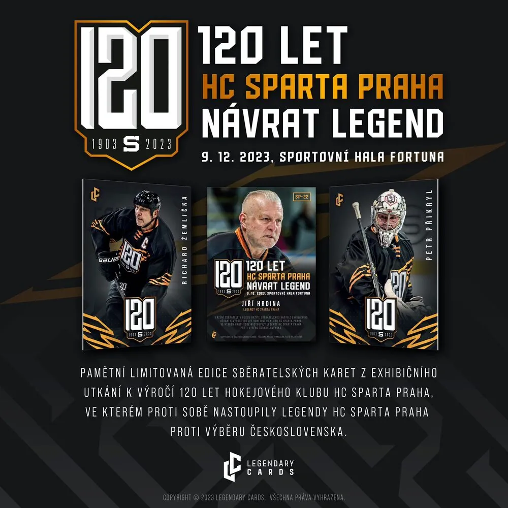 LC Návrat legend - 120 let Sparta Praha oba sety