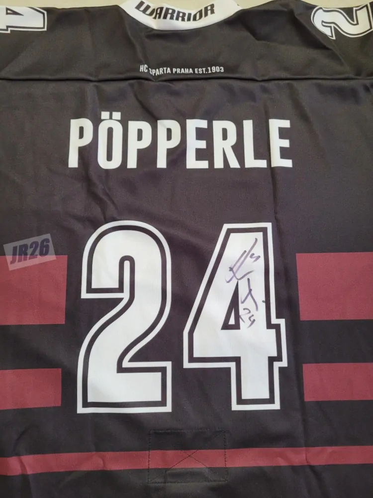 Pöpperle Tomáš hraný dres Sparta Praha 2016-17 CHL
