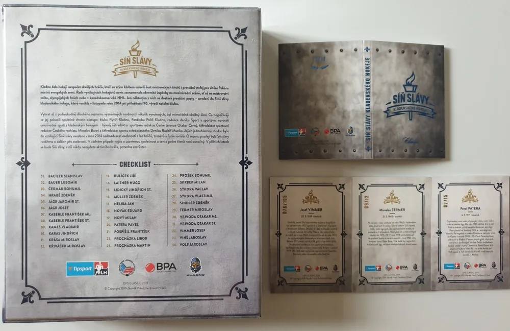 Box Síň slávy kladenského hokeje 2019