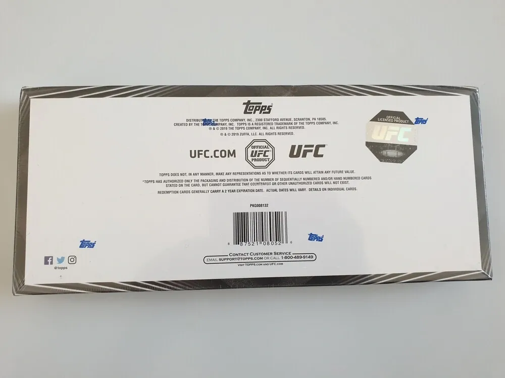 Box Topps UFC Knockout Hobby 2019