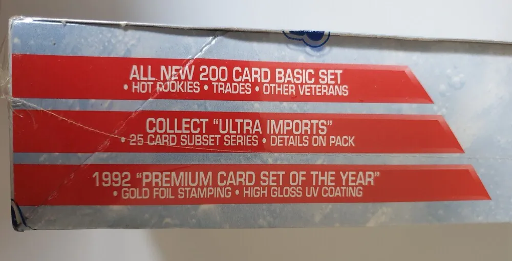 Box NHL Fleer Ultra 1992-93 II.série