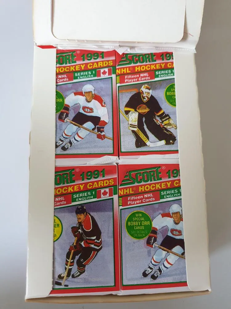 Box NHL Score 1991-92 Anglická verze