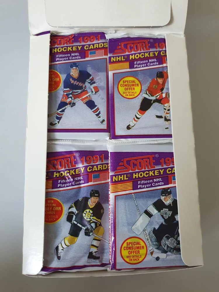 Box NHL Score 1991-92 USA verze